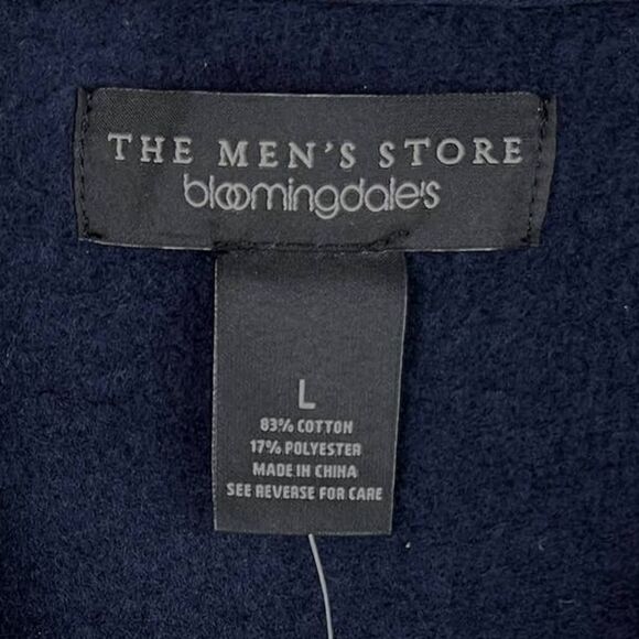 New Men's Store US L Navy Sweater Half Zip Pullover Sweatshirt  - Picture 5 of 10